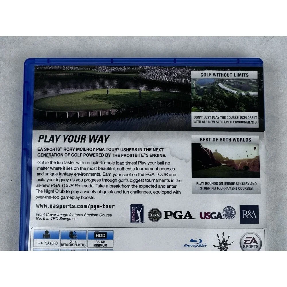 PS4 Rory McIlroy PGA Tour EA Sports Video Game Rated E Golf Simulation Game - Picture 5 of 6